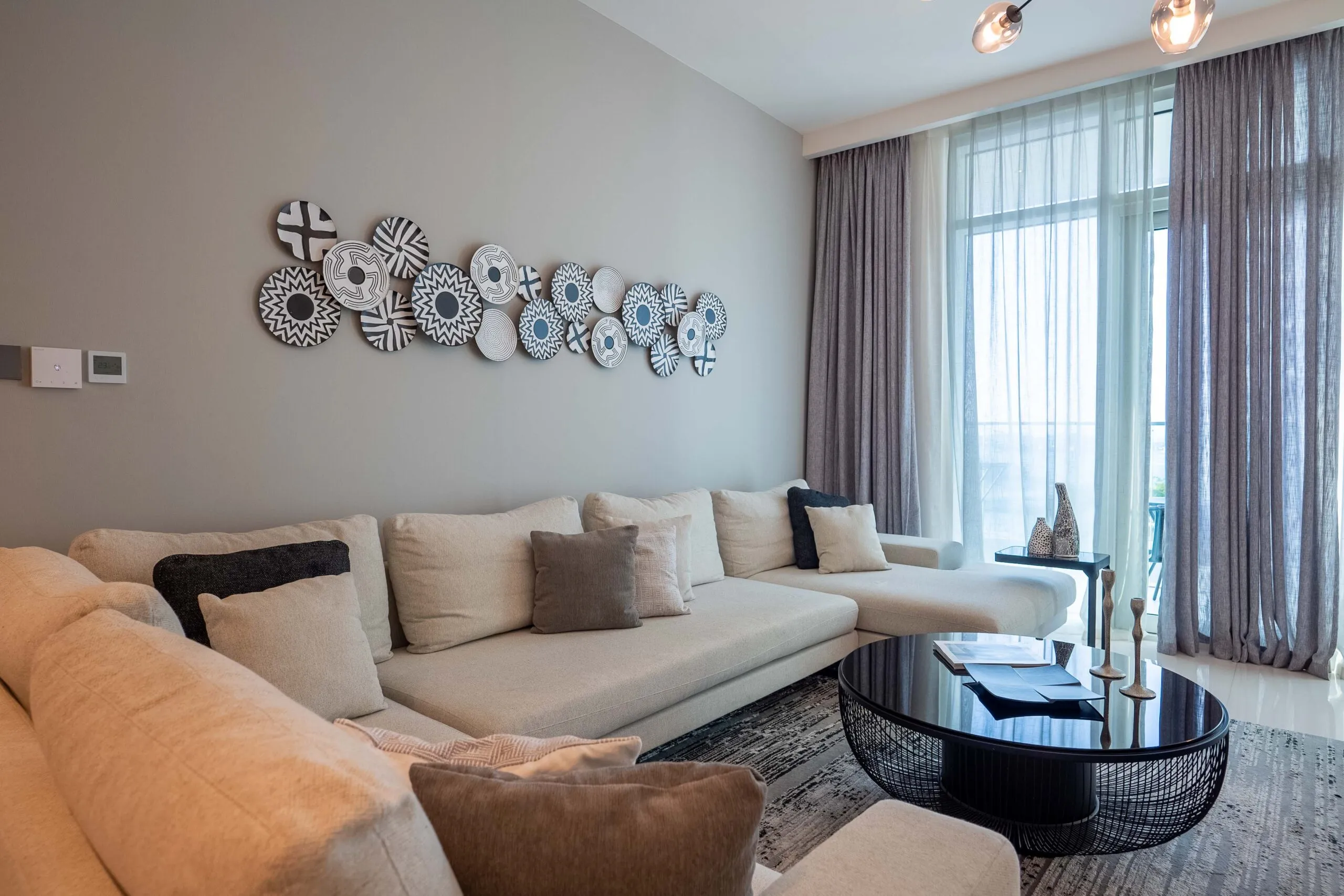 Elegant dining space with luxury furnishings