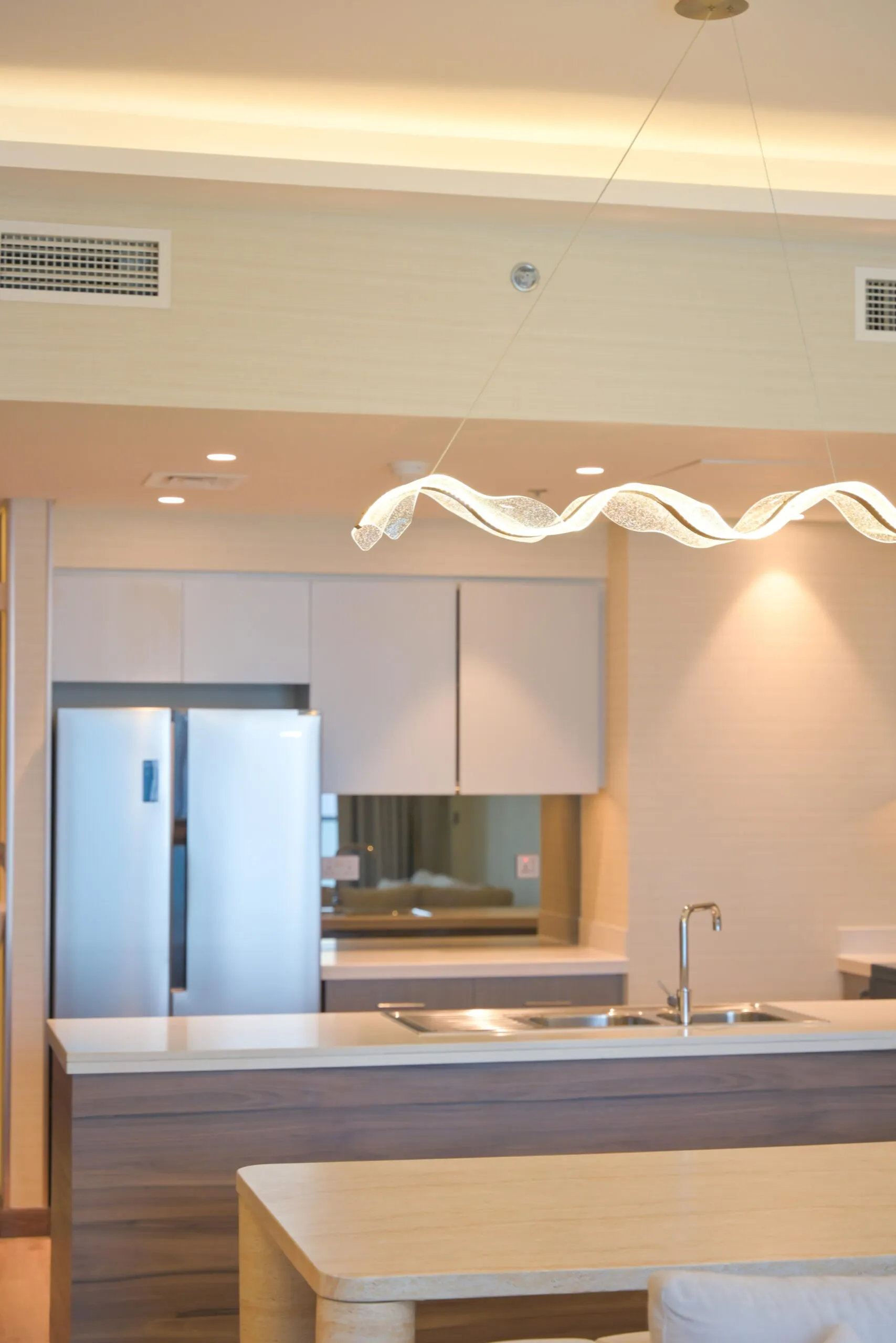 Elegant dining space with luxury furnishings